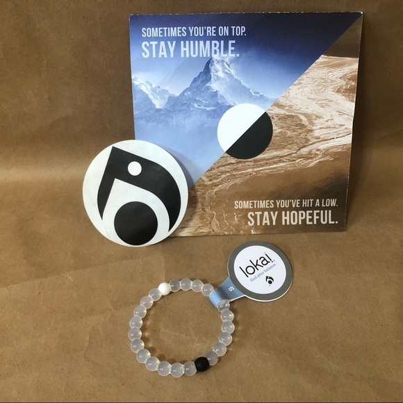 Lokai | NWT Classic Lokai Balance Silicone Bracelet Slide On Size S - Picture 1 of 7